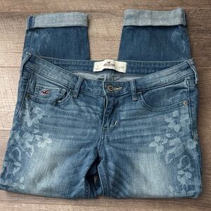 Hollister Women's Blue Floral jeans